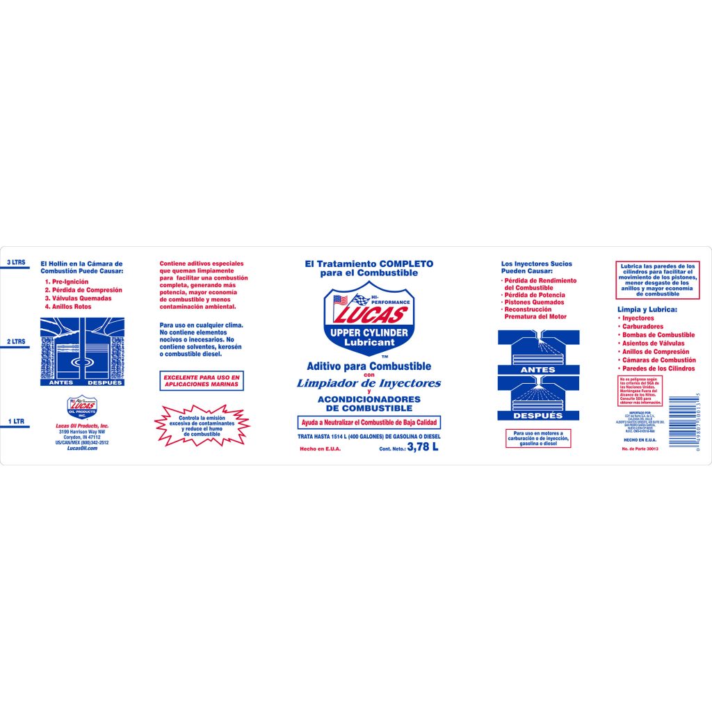 Fuel Treatment label