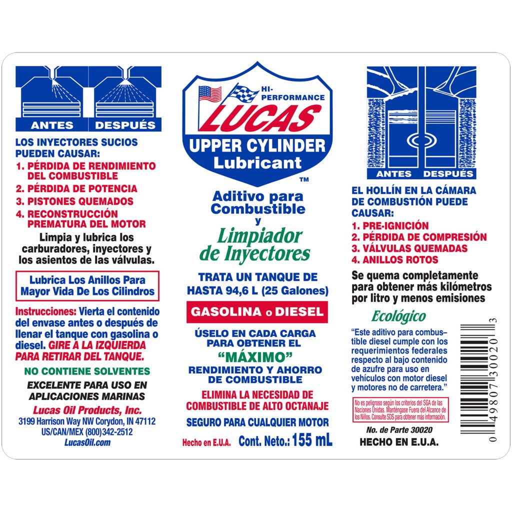 Fuel Treatment label