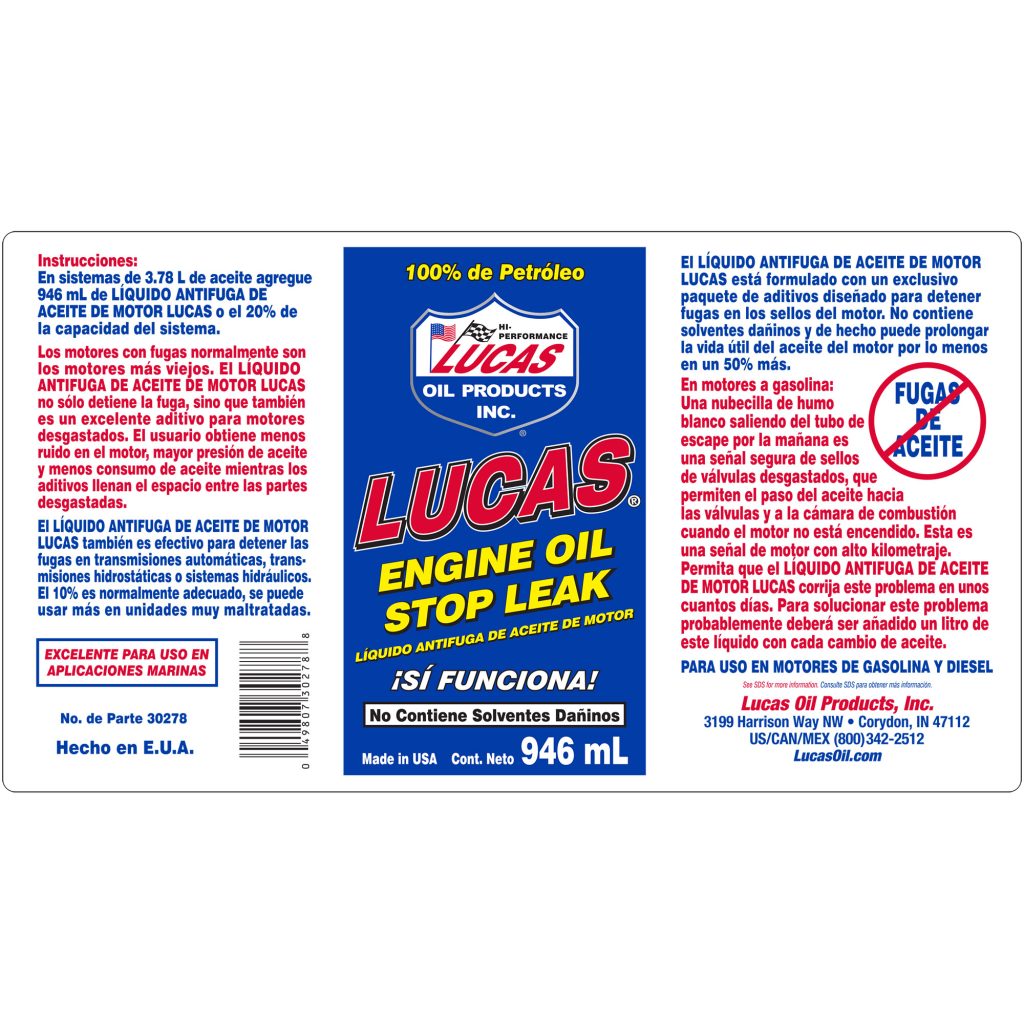 Engine Oil Stop Leak