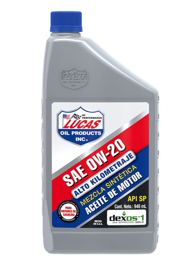 Synthetic Blend High Mileage Motor Oils