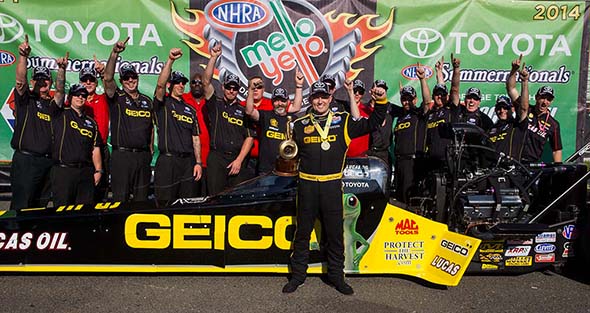 Lucas Oils' Richie Crampton creates drag racing history in USA